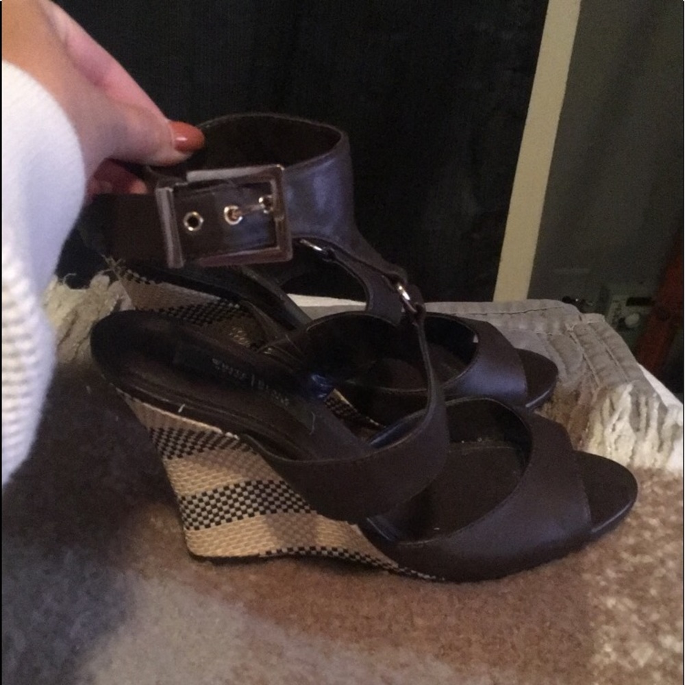 White House Black Market Wedge Sandals